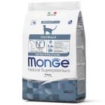 Сухой корм Супер-премиум класса MONGE SUPERPREMIUM Monoprotein Sterilised Trout Cat с форелью для стерилизованных кошек 400 гр