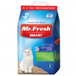 Купить Наполнитель Mr.Fresh Smart древесный комкующийся, для длинношерстных кошек, 9 л (4,4 кг) Mr.Fresh в Калиниграде с доставкой (фото)