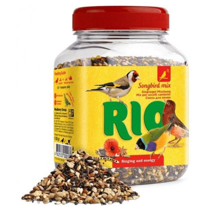 Купить Смесь RIO для стимулирования пения для всех видов птиц, 240 г RIO в Калиниграде с доставкой (фото)