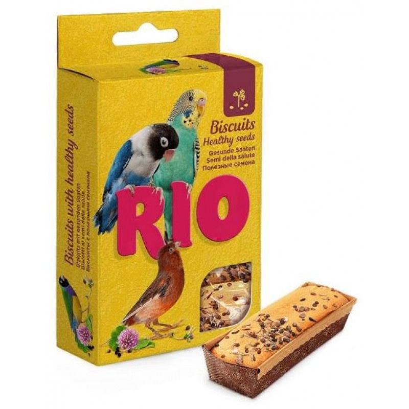 Купить Бисквиты RIO для всех видов птиц с полезными семенами, 5х7 г RIO в Калиниграде с доставкой (фото)