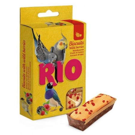 Бисквиты RIO для всех видов птиц с лесными ягодами, 5х7 г