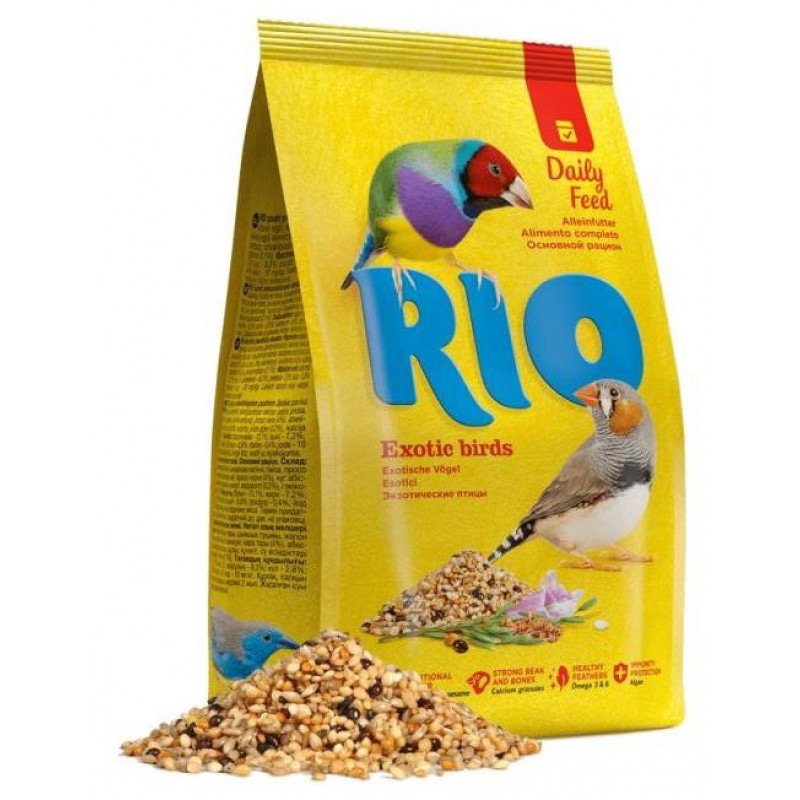 Купить RIO Корм для экзотических птиц. Основной рацион 1 кг RIO в Калиниграде с доставкой (фото)