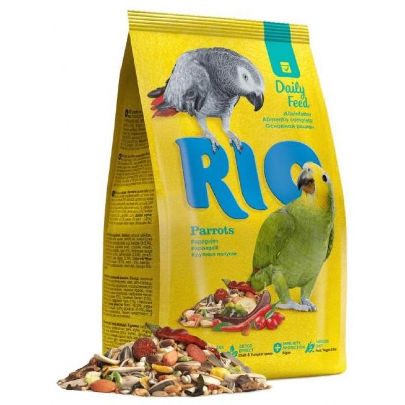Купить RIO Корм для крупных попугаев. Основной рацион 1 кг RIO в Калиниграде с доставкой (фото)