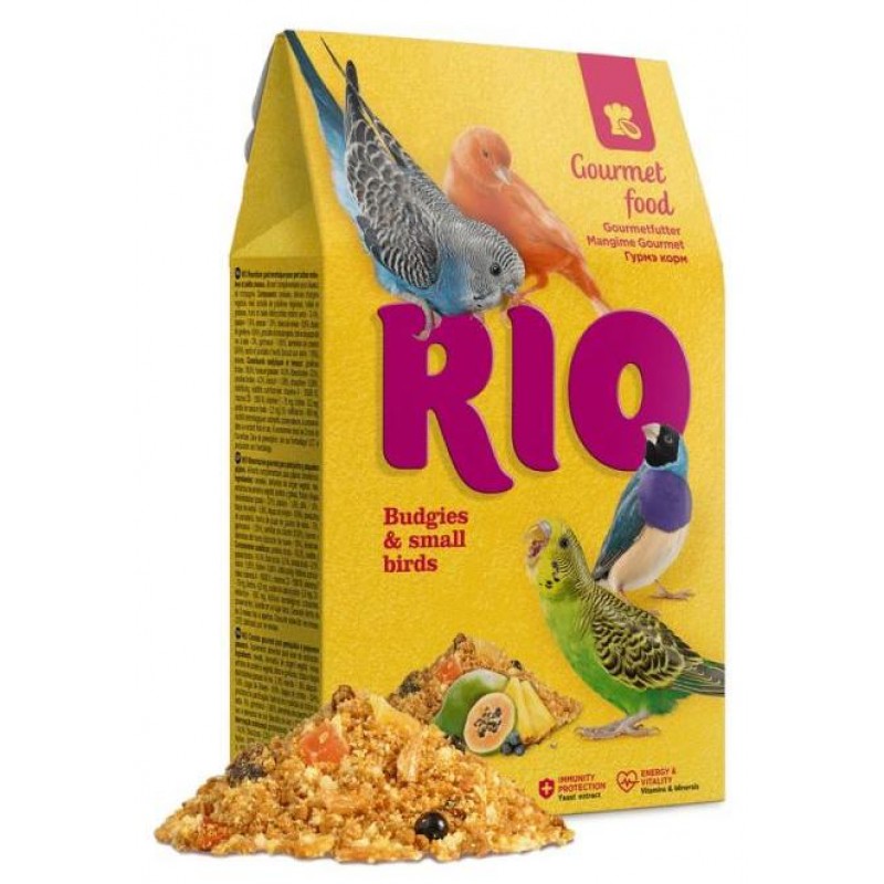Купить Корм RIO Гурмэ для волнистых попугайчиков и мелких птиц, 250 г RIO в Калиниграде с доставкой (фото)