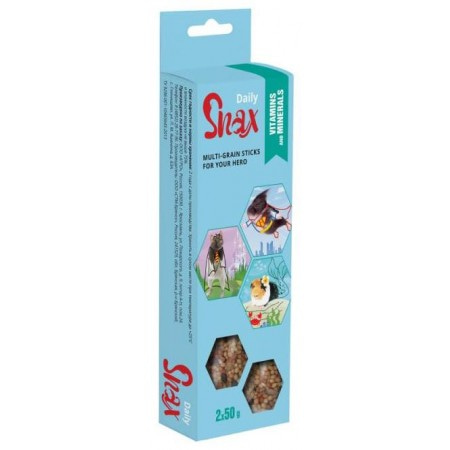 Зерновые палочки для грызунов Snax Daily с витаминами и минералами, 2 шт.,100 г