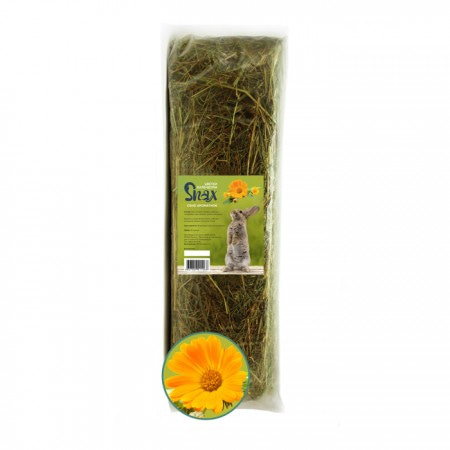 Сено для грызунов Snax ароматное, цветки календулы, 600 г