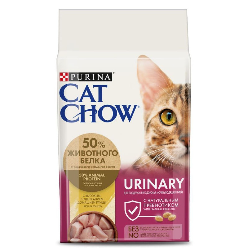 Корм сухой для кошек Purina CAT CHOW (Пурина КЭТ ЧАУ) "Special Care" Urinary Tract Health, для профилактики мочекаменной болезни (МКБ), 1.5 кг