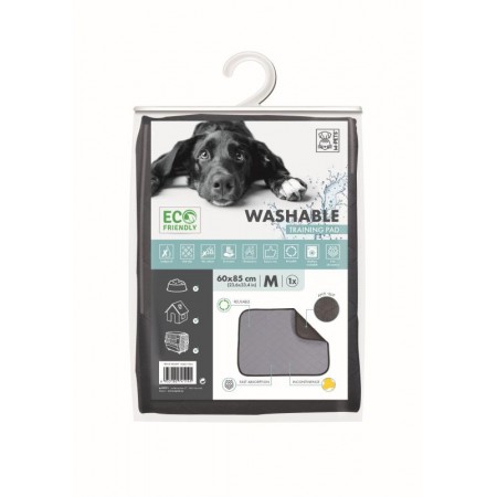 Пеленка многоразовая впитывающая, размер 2 M 60*80 серая, MPets