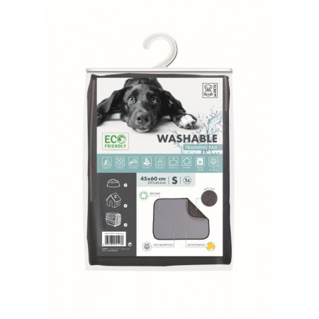 Пеленка многоразовая впитывающая, размер 1 S 45*60 серая, Mpets