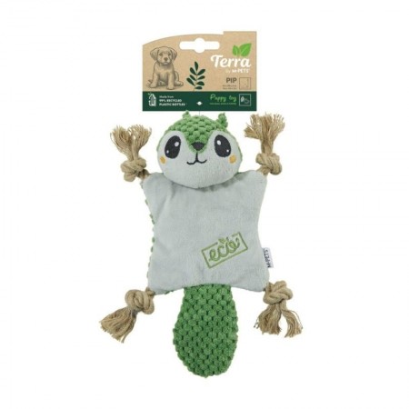 M-PETS Мягкая игрушка для щенков TERRA PIP, белка-летяга, 25 см