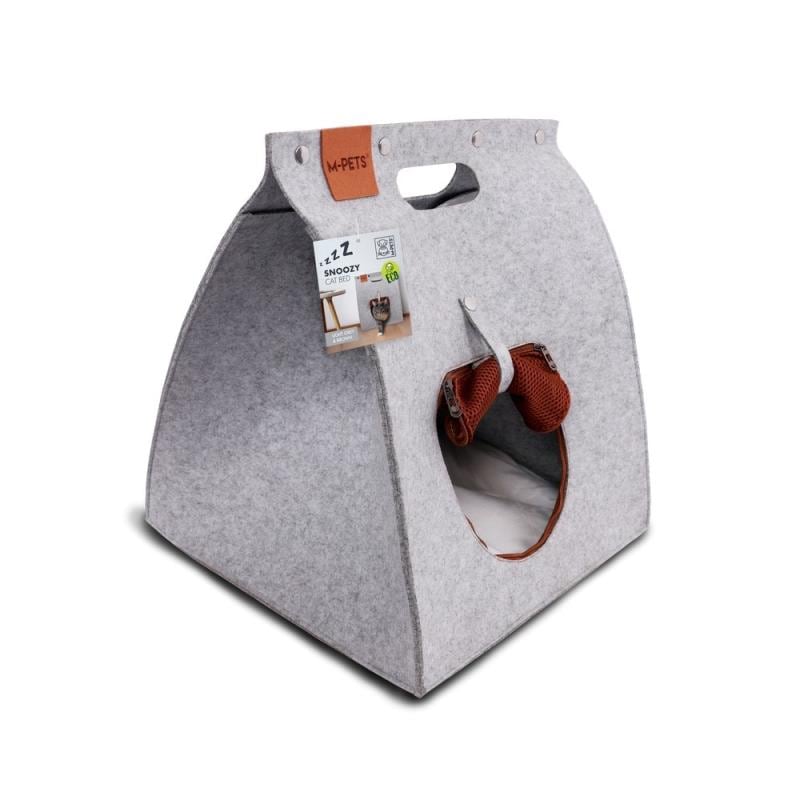 Купить M-PETS Лежанка-домик SNOOZY, войлок, 40х40х48 см M-Pets в Калиниграде с доставкой (фото)