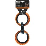 Купить M-PETS Игрушка для собак кольцо RING KING тройное, цвет черный/оранжевый M-Pets в Калиниграде с доставкой (фото)