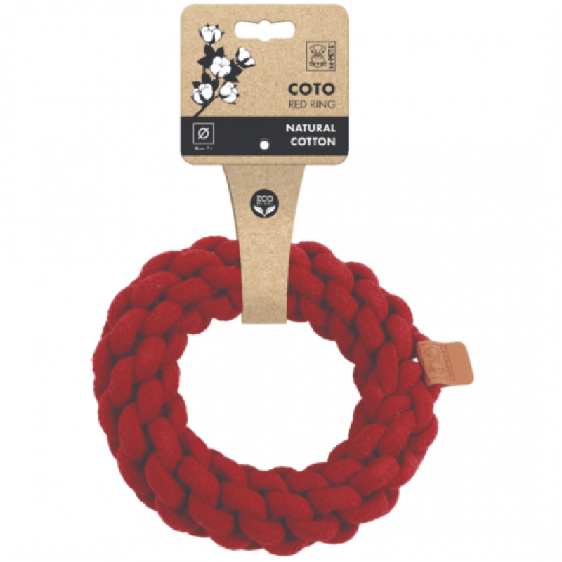 Купить M-PETS Игрушка для собак Black Ring СОТО кольцо, 18 см, цвет красный M-Pets в Калиниграде с доставкой (фото)