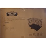 Купить Клетка для животных с двумя дверьми Чистый котик XL, 108,5x70,5x77,5 см., черный Чистый котик в Калиниграде с доставкой (фото 8)
