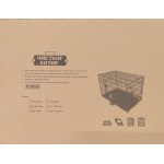 Купить Клетка для животных с двумя дверьми Чистый котик S, 61,5x44x50,5 см., черный Чистый котик в Калиниграде с доставкой (фото 8)