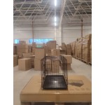 Купить Клетка для животных с двумя дверьми Чистый котик S, 61,5x44x50,5 см., черный Чистый котик в Калиниграде с доставкой (фото 11)