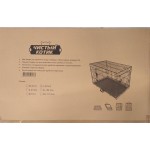 Купить Клетка для животных с двумя дверьми Чистый котик L, 92,5x57,5x64,5 см., черный Чистый котик в Калиниграде с доставкой (фото 8)