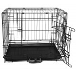 Купить Клетка для животных с двумя дверьми Чистый котик M, 77,5x48,5x55 см., черный Чистый котик в Калиниграде с доставкой (фото 2)