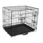 Купить Клетка для животных с двумя дверьми Чистый котик L, 92,5x57,5x64,5 см., черный Чистый котик в Калиниграде с доставкой (фото 3)