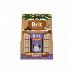 Купить Консервы Brit Premium, Набор паучей 5+1, ягненок с морковью в соусе для собак мини-пород с чyвствительным пищеварением, кормушка, 6х85 гр Brit в Калиниграде с доставкой (фото 2)