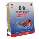 Купить Консервы Brit Premium Воздушный паштет с говядиной для взрослых стерилизованных кошек, 100 гр Brit в Калиниграде с доставкой (фото 4)