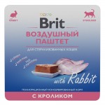 Купить Консервы Brit Premium Воздушный паштет с кроликом для взрослых стерилизованных кошек, 100 гр Brit в Калиниграде с доставкой (фото 2)