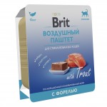 Купить Консервы Brit Premium Воздушный паштет с форелью для взрослых стерилизованных кошек, 100 гр Brit в Калиниграде с доставкой (фото 4)