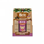 Купить Консервы Brit Premium, Набор паучей 5+1 кролик с цукини в соусе для щенков мини-пород, кормушка, 6х85 гр Brit в Калиниграде с доставкой (фото 2)