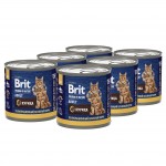 Купить Brit Premium by Nature консервы с мясом курицы для кошек, 200 гр Brit в Калиниграде с доставкой (фото 4)