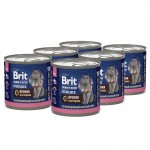 Купить Brit Premium by Nature консервы с мясом кролика и брусникой для стерилизованных кошек, 200 гр Brit в Калиниграде с доставкой (фото 4)