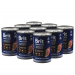 Купить Консервы Brit Premium by Nature консервы с телятиной для щенков всех пород, 410 гр Brit в Калиниграде с доставкой (фото 5)