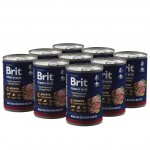Купить Консервы Brit Premium by Nature консервы с мясным ассорти с потрошками для собак всех пород, 410 гр Brit в Калиниграде с доставкой (фото 5)