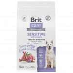 Купить Brit Care Superpremium Dog Adult Sensitive гипоаллергенный корм супер-премиум класса для собак с чувствительным пищеварением, с индейкой, ягненком и рисом, 1,5 кг Brit Care в Калиниграде с доставкой (фото 10)