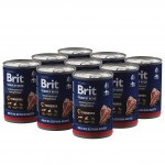 Купить Консервы Brit Premium by Nature консервы с говядиной для взрослых собак всех пород, 410 гр Brit в Калиниграде с доставкой (фото 5)