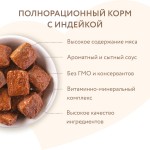 Купить Консервы Мнямс Комфортное пищеварение кусочки в соусе с индейкой, для собак, 400 г Мнямс в Калиниграде с доставкой (фото 4)