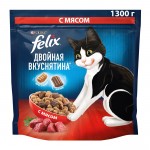 Купить Felix Двойная вкуснятина для домашних кошек, с мясом, 1.3 кг Felix в Калиниграде с доставкой (фото 8)