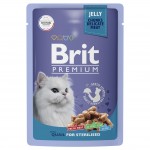 Купить Консервы Brit Premium перепелка в желе для взрослых стерилизованных кошек, 85 г Brit в Калиниграде с доставкой (фото 1)