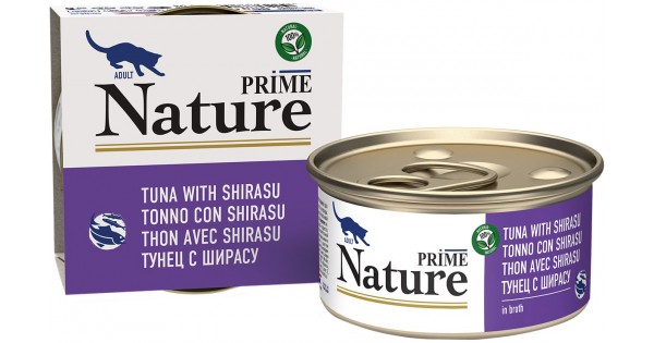 🥇230 р. – Prime Nature консервы супер-премиум класса для кошек тунец с ...