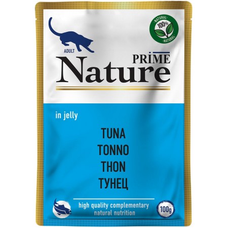 Prime Nature консервы супер-премиум класса для кошек с тунцом, 100г