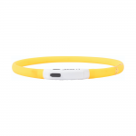 Купить M-PETS Светящийся ошейник FLASH LED, размер M, 1.5 x 65 см, цвет оранжевый M-Pets в Калиниграде с доставкой (фото 2)