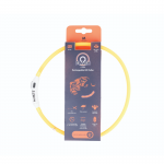Купить M-PETS Светящийся ошейник FLASH LED, размер M, 1.5 x 65 см, цвет оранжевый M-Pets в Калиниграде с доставкой (фото)