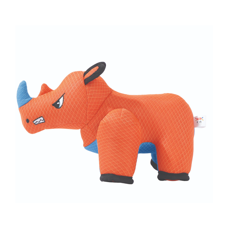Купить M-PETS Игрушка для собак MEGA мягкая суперпрочная Носорог, 30 x 15 x 21 см M-Pets в Калиниграде с доставкой (фото)