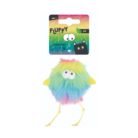 M-PETS Игрушка для кошек с кошачьей мятой FLUFFY Zee, размер 10 x 7 x 5.5 см