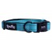 Ошейник для собак LionPets из полиэстера с неопреном и светоотражающими полосками, Обхват 33-55 см, ширина 2,0 см