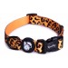 Ошейник для собак LionPets с рисунком из полиэстера, Обхват 40-65 см, ширина 2,5 см