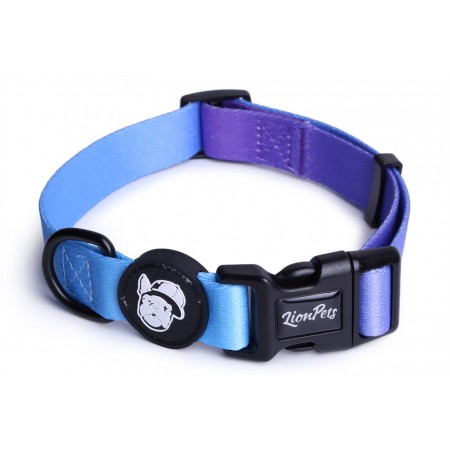 Ошейник для собак LionPets с рисунком из полиэстера, Обхват 19-28 см, ширина 1,5 см