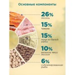 Купить Корм сухой для кошек PINK MEGA 3 Три виды рыб 1.5 кг Pink в Калиниграде с доставкой (фото 4)