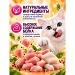 Купить Лакомство сухое для кошек PINK Sensation Хрустящие подушечки с курицей 100г Pink в Калиниграде с доставкой (фото 2)