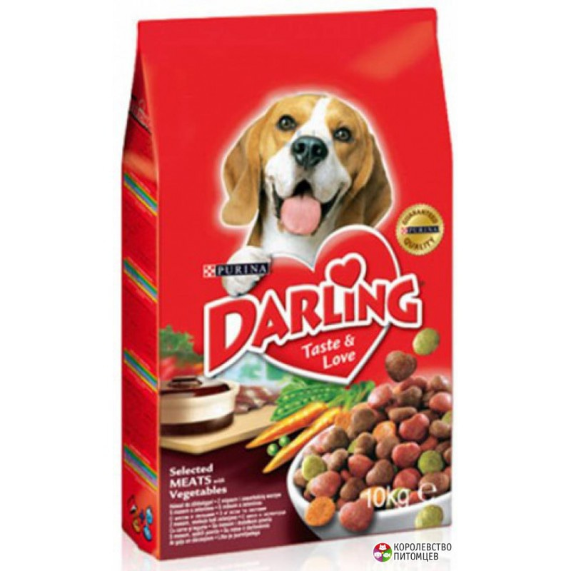 Дарлинг корм д/собак  - мясо, овощи 2.5 кг