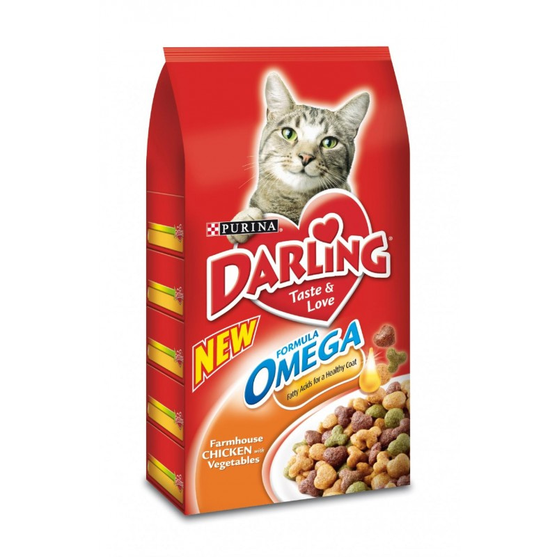 Дарлинг корм д/кошек  - кролик, овощи 800 гр